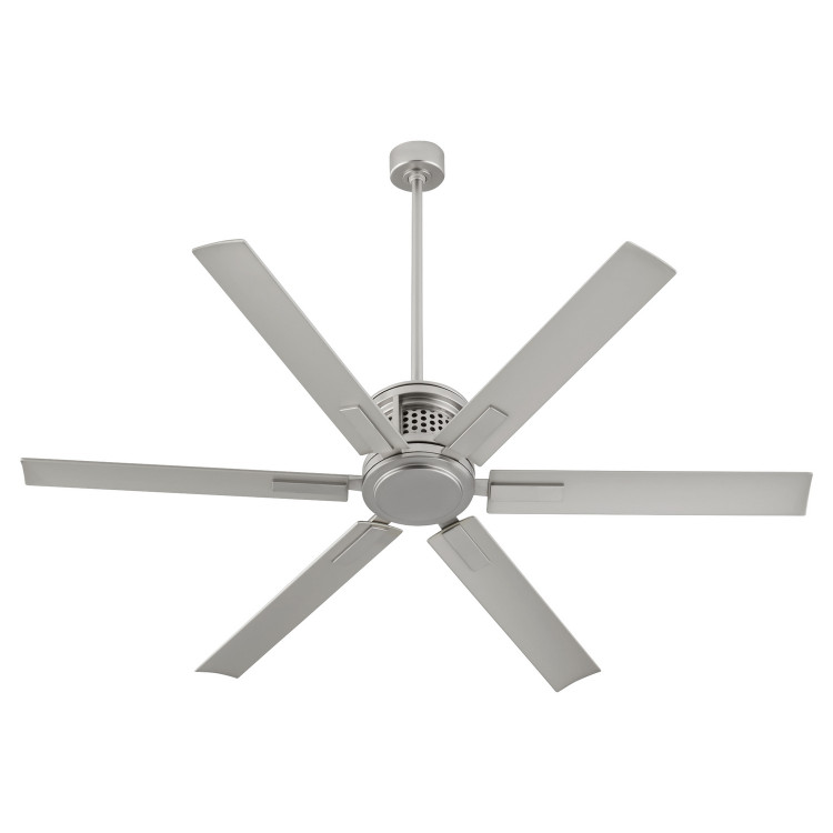 Quorum - 10656-65 - 65 Patio Fan - Zeus - Satin Nickel