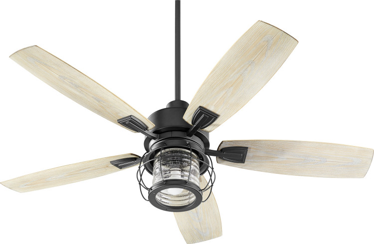 Quorum - 13525-69 - 52Patio Fan - Galveston - Textured Black