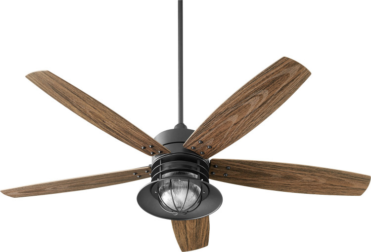 Quorum - 14605-69 - 60Patio Fan - Portico - Textured Black