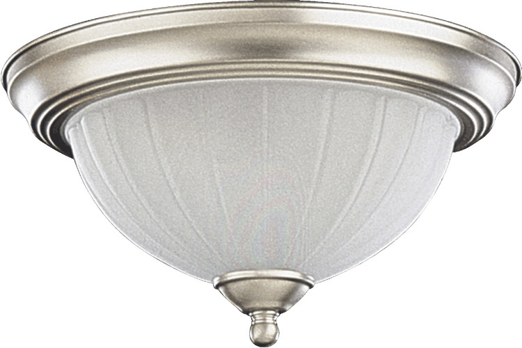 Quorum - 3074-11-65 - Two Light Ceiling Mount - 3074 Ceiling Mounts - Satin Nickel