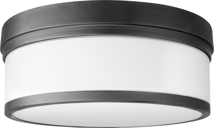 Quorum - 3509-14-69 - Three Light Ceiling Mount - Celeste - Textured Black