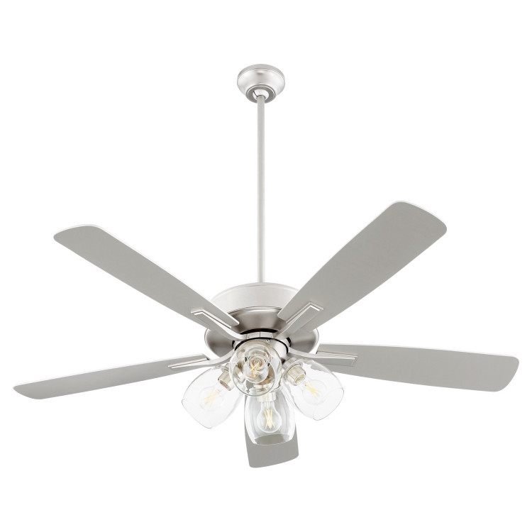 Quorum - 4525-04165 - 52Ceiling Fan - Ovation - Satin Nickel Quorum - 4525-04165 - 52Ceiling Fan - Ovation - Satin Nickel