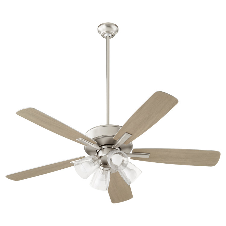 Quorum - 4525-2465 - 52Ceiling Fan - Ovation - Satin Nickel
