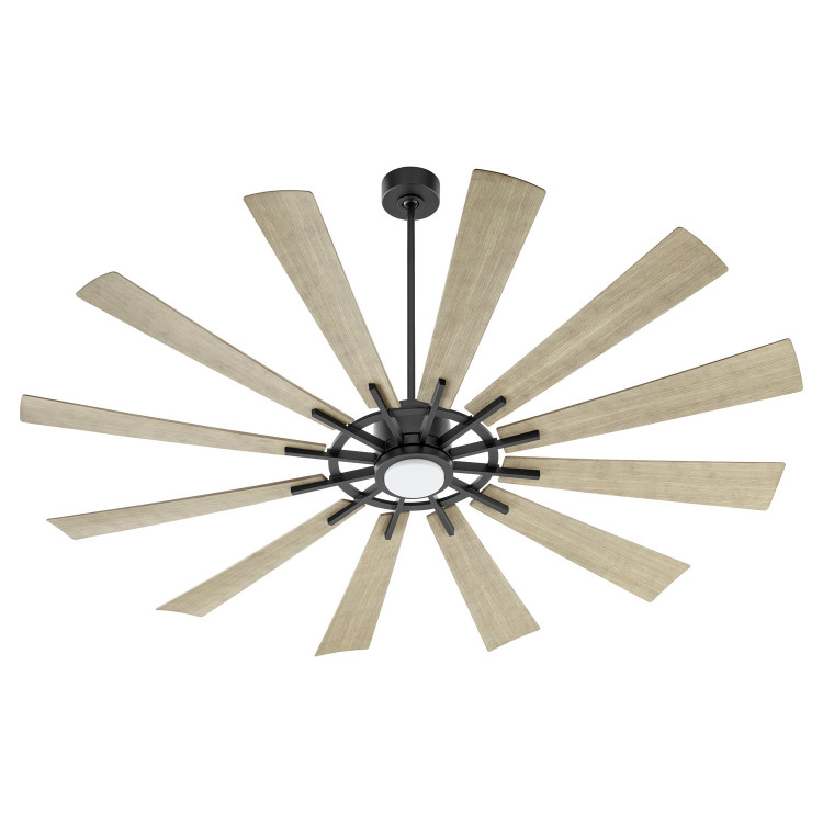 Quorum - 47212-5942 - 72Patio Fan - Cirque - Matte Black