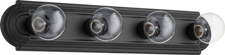 Quorum - 5049-4-69 - Four Light Vanity - 5049 Stepped Vanities - Textured Black