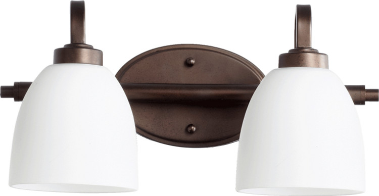Quorum - 5060-2-86 - Two Light Vanity - Reyes - Oiled Bronze
