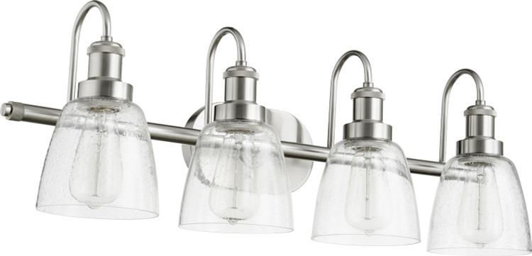 Quorum - 508-4-65 - Four Light Vanity - Hollis - Satin Nickel