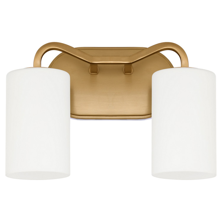Quorum - 5307-2-47 - Two Light Vanity - Rutherford - Brushed Brass