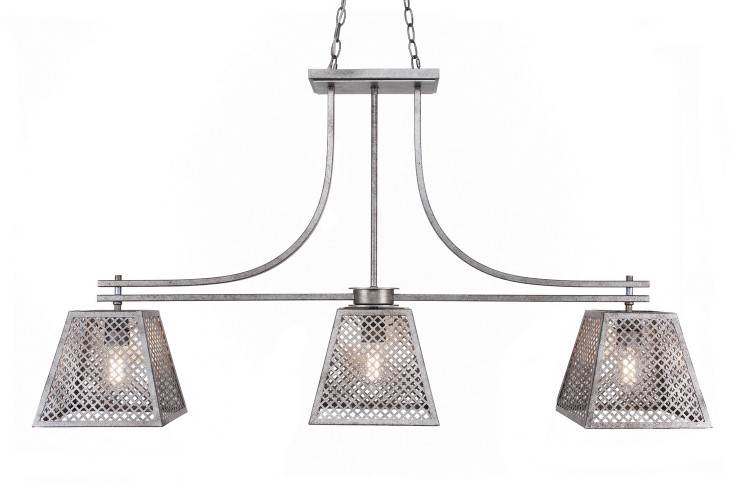 Toltec Lighting - 1453-AS-LED18C - LED Billiard/Island - Corbello - Aged Silver