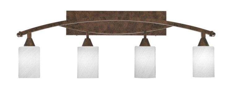 Toltec Lighting - 174-BRZ-3001 - Four Light Bath Bar - Bow - Bronze Toltec Lighting - 174-BRZ-3001 - Four Light Bath Bar - Bow - Bronze