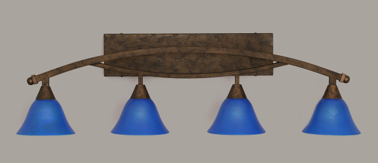 Toltec Lighting - 174-BRZ-4155 - Four Light Bath Bar - Bow - Bronze