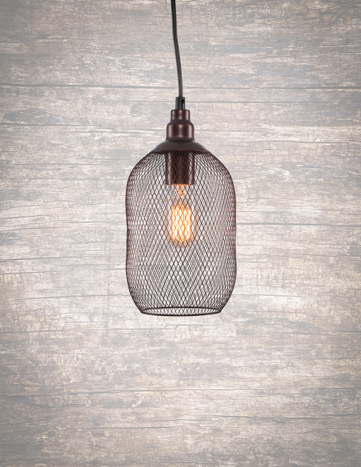 Toltec Lighting - 1804-BRZ-AT14 - One Light Pendant - Plexus - Bronze
