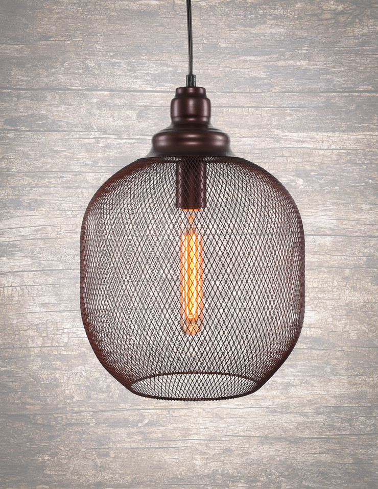 Toltec Lighting - 1806-BRZ-AT9S - One Light Pendant - Plexus - Bronze