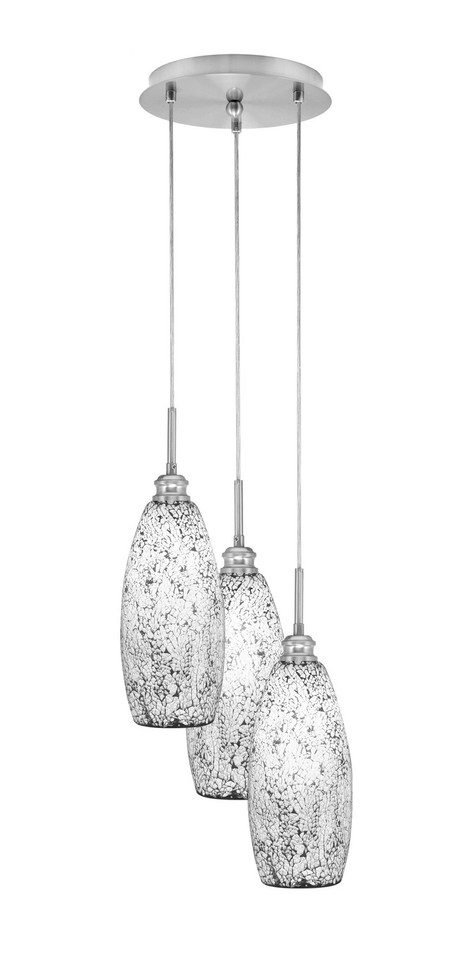 Toltec Lighting - 1816-BN-416 - Three Light Pendalier - Array - Brushed Nickel