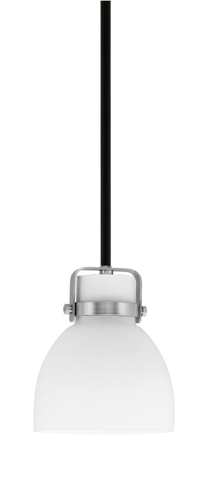 Toltec Lighting - 1941-MBBN-4111 - One Light Mini Pendant - Easton - Matte Black & Brushed Nickel