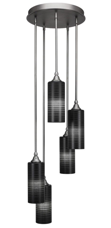 Toltec Lighting - 2145-BN-4099 - Five Light Mini Pendant - Empire - Brushed Nickel