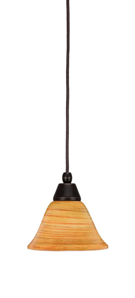 Toltec Lighting - 22-DG-454 - One Light Mini Pendant - Any - Dark Granite