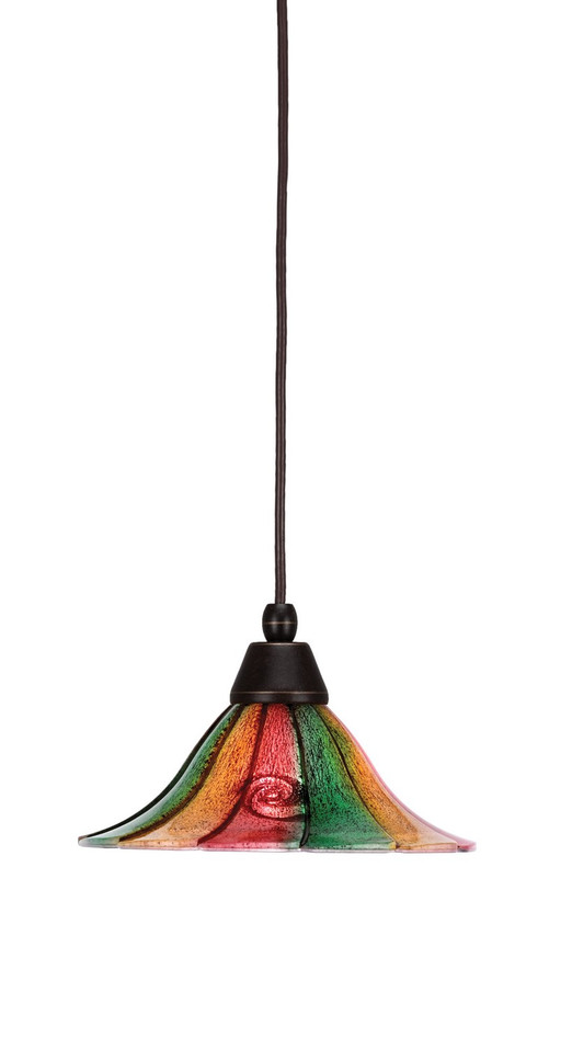 Toltec Lighting - 22-DG-763 - One Light Mini Pendant - Any - Dark Granite
