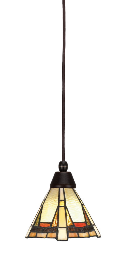 Toltec Lighting - 22-DG-9345 - One Light Mini Pendant - Any - Dark Granite
