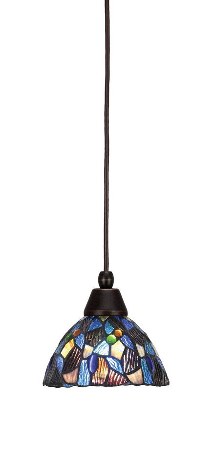 Toltec Lighting - 22-DG-9955 - One Light Mini Pendant - Any - Dark Granite