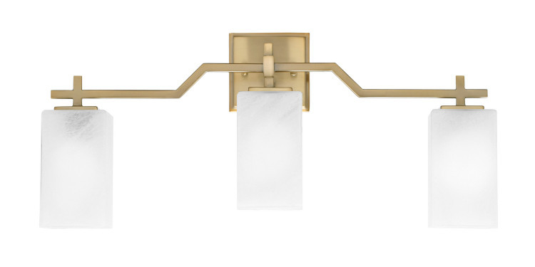 Toltec Lighting - 2313-NAB-541 - Three Light Bath Bar - Corbin - New Age Brass