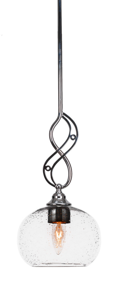 Toltec Lighting - 232-CH-202 - One Light Mini Pendant - Jazz - Chrome