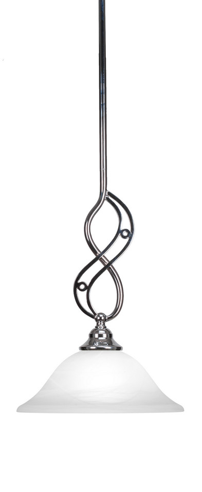 Toltec Lighting - 232-CH-520 - One Light Mini Pendant - Jazz - Chrome