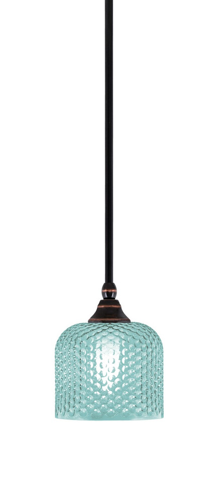 Toltec Lighting - 23-BC-4615 - One Light Mini Pendant - Stem - Black Copper
