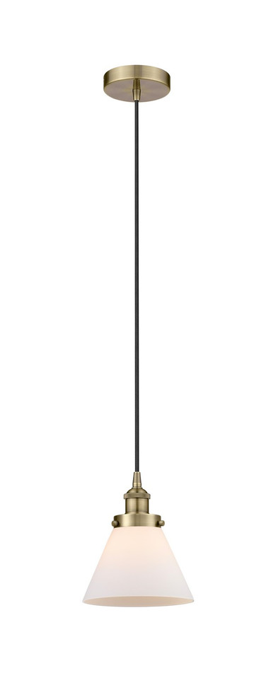 manufacturer_finish:Antique Brass|manufacturer_glass:Matte White Cased Large Cone|light_output:220.00lm|color_temperature:2200K|cri:99