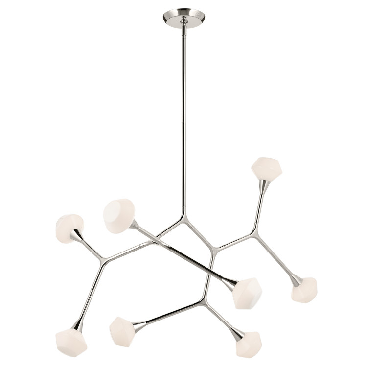 Kichler - 52763PN - LED Chandelier - Cassius - Polished Nickel