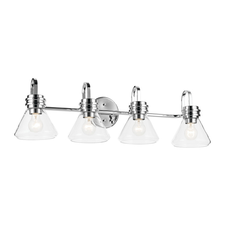 Kichler - 55156CHCLR - Four Light Bath - Farum - Chrome