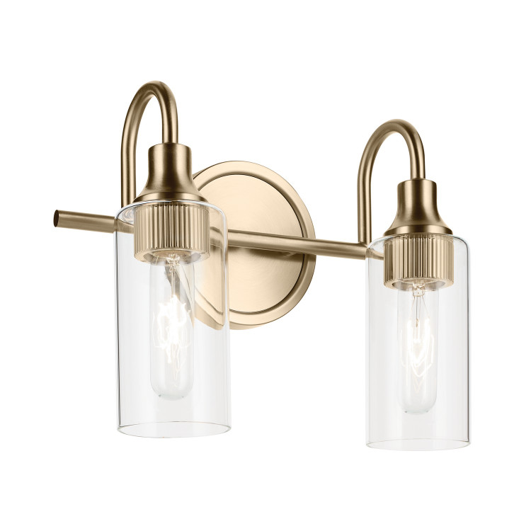 Kichler - 55210CPZ - Two Light Bath - Kavi - Champagne Bronze