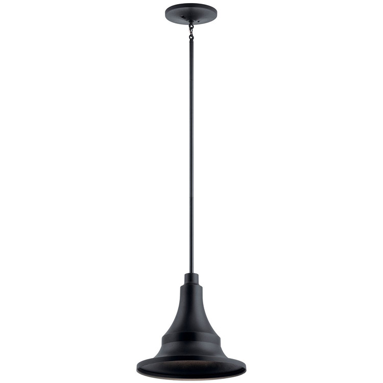 Kichler - 59058BKT - One Light Outdoor Pendant - Hampshire - Textured Black Kichler - 59058BKT - One Light Outdoor Pendant - Hampshire - Textured Black