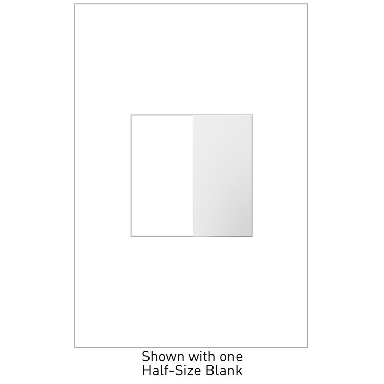 Legrand - AABK1W4 - Blank Half-Size - adorne - White
