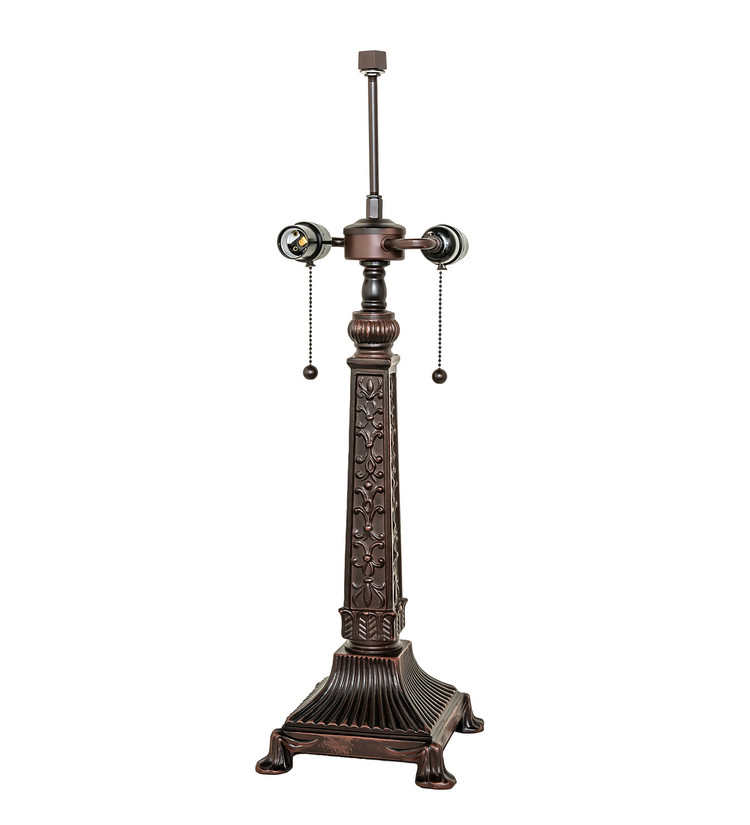 Meyda Tiffany - 141831 - Two Light Table Base - Mahogany Bronze