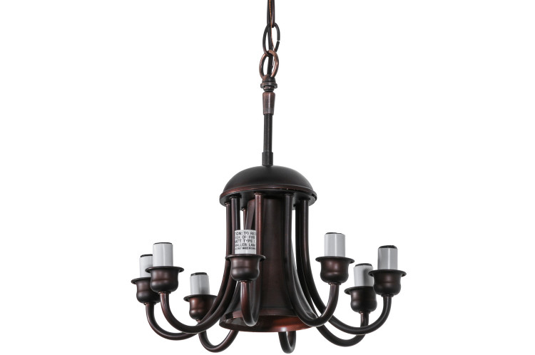Meyda Tiffany - 14719 - Nine Light Chandelier Hardware - Pendant Hardware - Mahogany Bronze