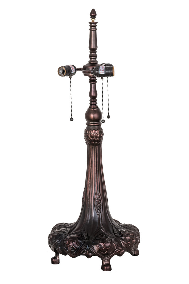 Meyda Tiffany - 15441 - Three Light Table Base Hardware - Golden Lily - Mahogany Bronze Meyda Tiffany - 15441 - Three Light Table Base Hardware - Golden Lily - Mahogany Bronze