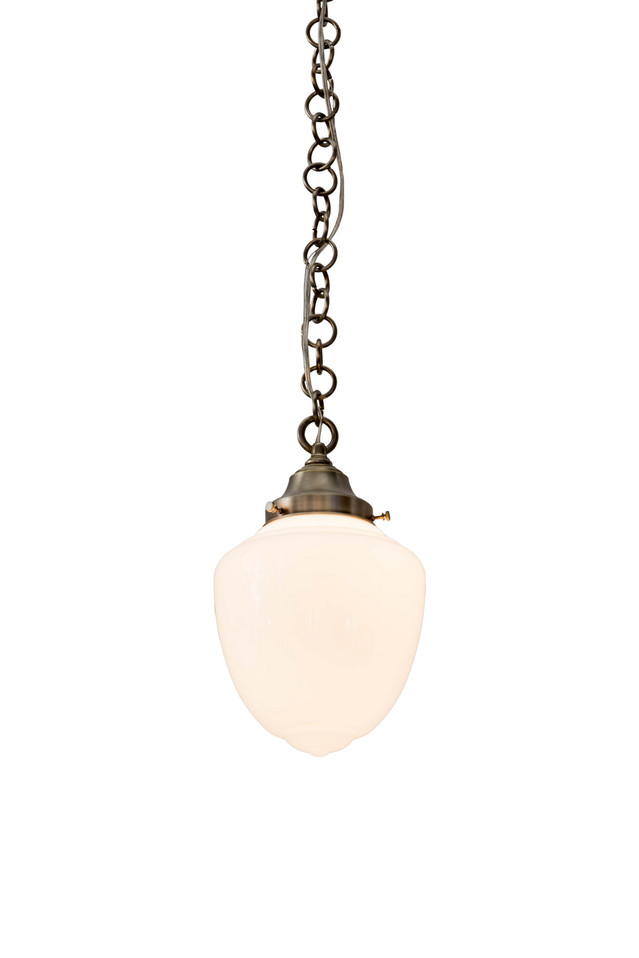 Meyda Tiffany - 180901 - One Light Pendant - Lancaster - Antique Nickel