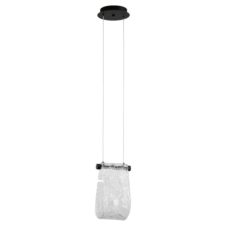 Oxygen - 3-602-15 - LED Pendant - Veer - Black Oxygen - 3-602-15 - LED Pendant - Veer - Black