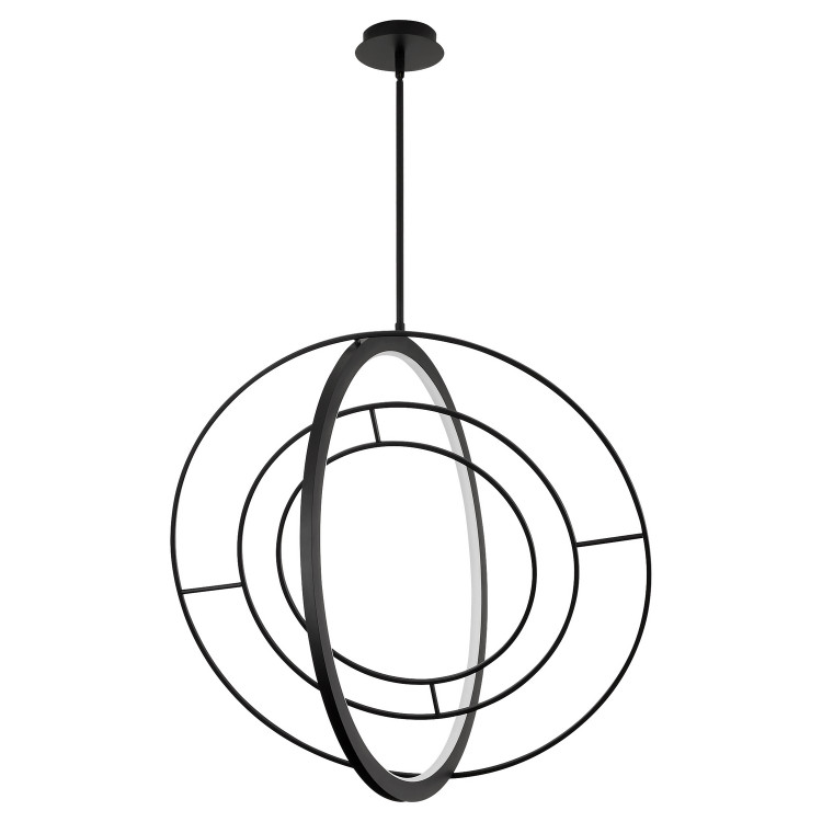Oxygen - 3-658-15 - LED Pendant - Gallilei - Black Oxygen - 3-658-15 - LED Pendant - Gallilei - Black