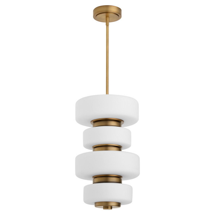 Oxygen - 3-81-56 - LED Pendant - Favo - Brushed Brass Oxygen - 3-81-56 - LED Pendant - Favo - Brushed Brass