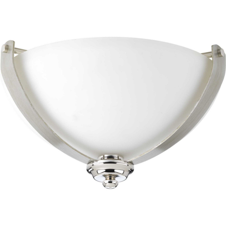Progress Lighting - P350035-104 - Two Light Flush Mount - Noma - Polished Nickel Progress Lighting - P350035-104 - Two Light Flush Mount - Noma - Polished Nickel