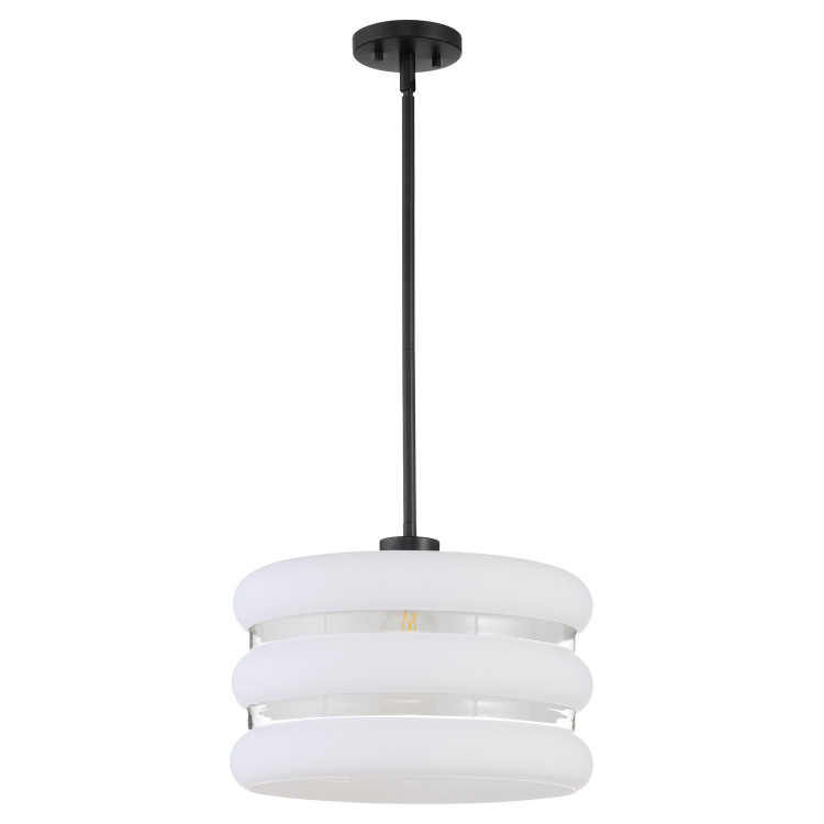 Quorum - 806-59 - One Light Pendant - Gillis - Matte Black Quorum - 806-59 - One Light Pendant - Gillis - Matte Black