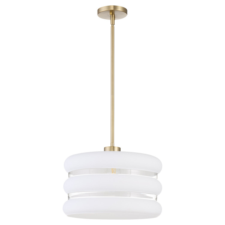 Quorum - 806-80 - One Light Pendant - Gillis - Aged Brass Quorum - 806-80 - One Light Pendant - Gillis - Aged Brass