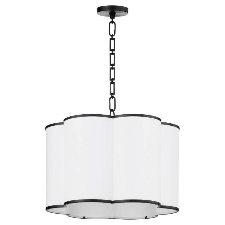 Quorum - 8228-4-59 - Four Light Pendant - Belinder - Matte Black Quorum - 8228-4-59 - Four Light Pendant - Belinder - Matte Black