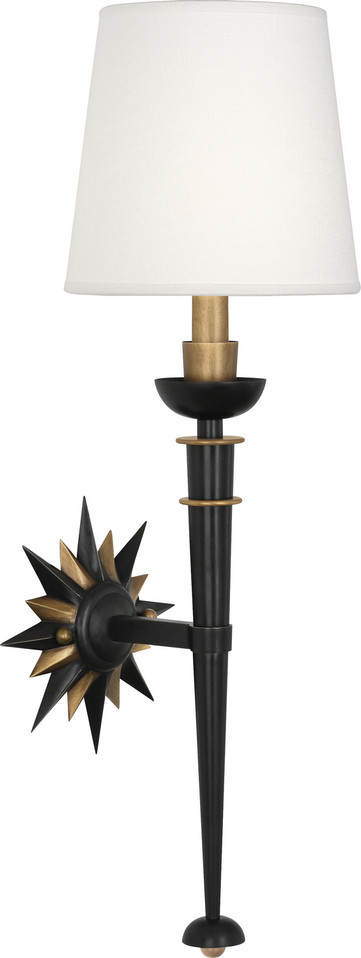 Robert Abbey - 1016 - One Light Wall Sconce - Cosmos - Deep Patina Bronze w/Warm Brass