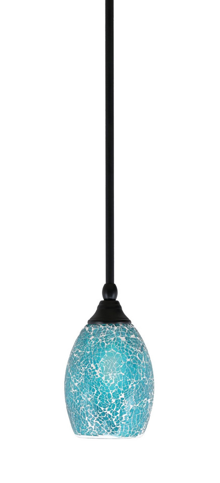 Toltec Lighting - 23-MB-5055 - One Light Mini Pendant - Stem - Matte Black
