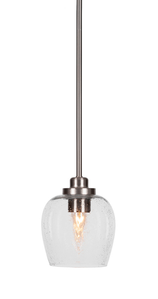 Toltec Lighting - 2601-BN-4810 - One Light Mini Pendant - Odyssey - Brushed Nickel