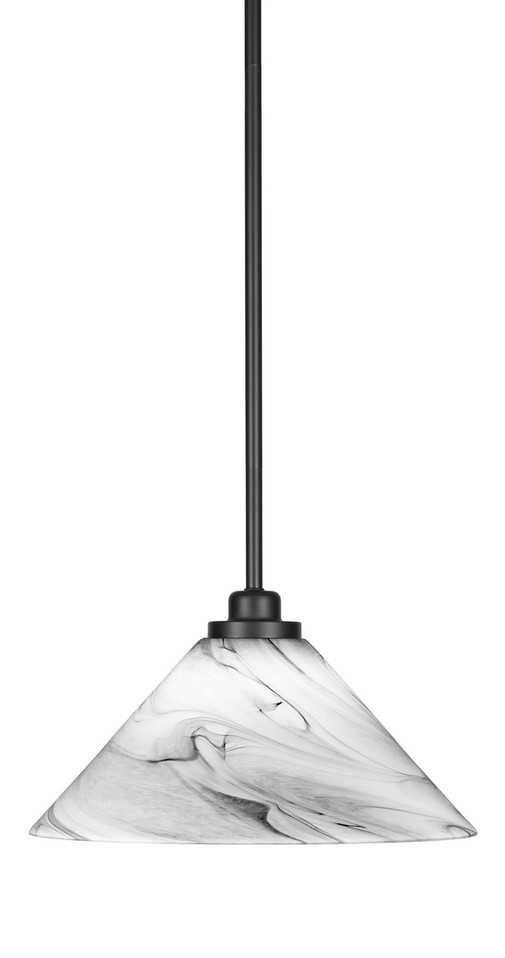 Toltec Lighting - 2601-MB-2129 - One Light Mini Pendant - Odyssey - Matte Black
