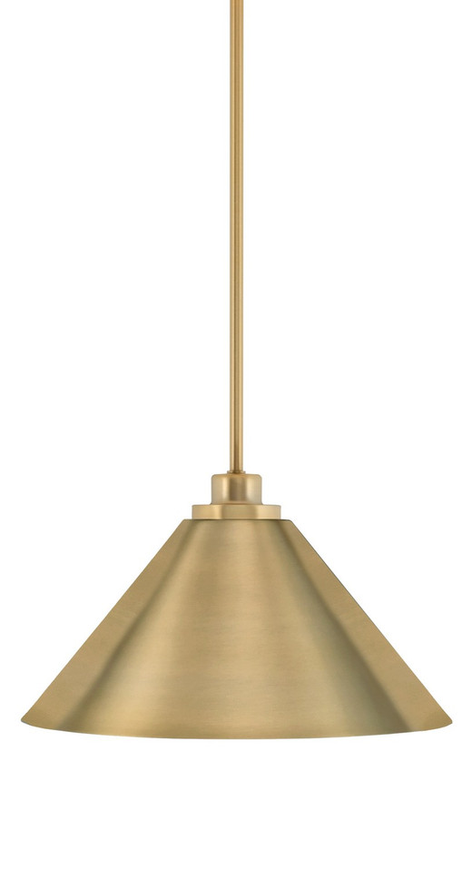 Toltec Lighting - 2601-NAB-420 - One Light Mini Pendant - Odyssey - New Age Brass